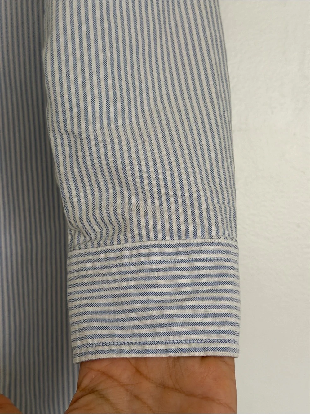 Ralph Lauren Boys Striped Cotton Oxford Button-Down Shirt - Size 16 / L